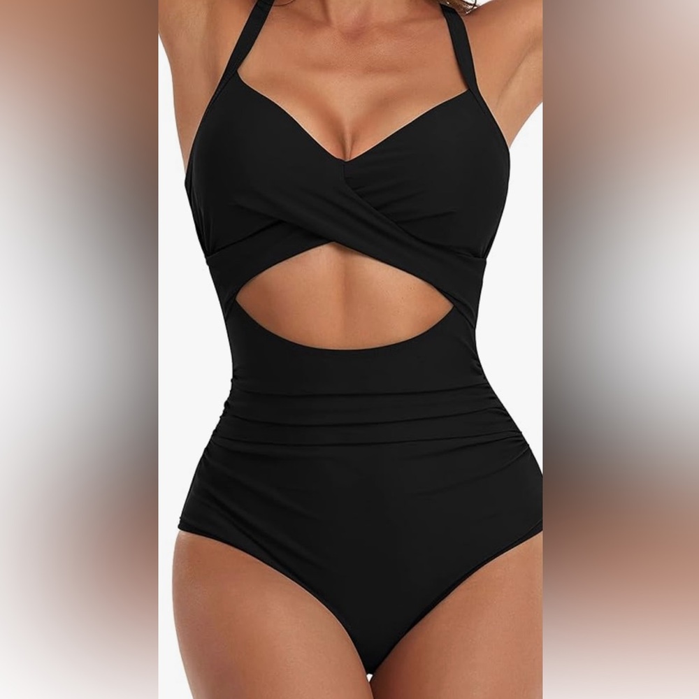 Women one piece swimsuit XL